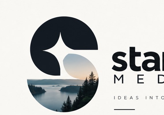 Stardust Media wordmark and mark — ideas into useful things